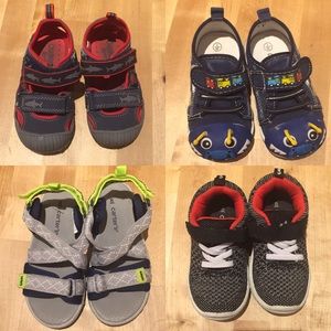 Carter's Shoes - Toddler boys summer shoes bundle sizes 7 & 8 Carter's Shoes - Toddler boys summer shoes bundle sizes 7 & 8